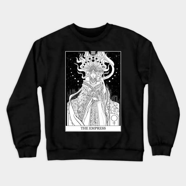 Tarot - The Empress Crewneck Sweatshirt by KPrimeArt